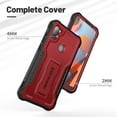 thumbnail image 2 of ExoGuard For Samsung Galaxy A11 Case, Phone Case with Screen Protector and Kickstand (Red), 2 of 7