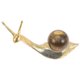 thumbnail image 4 of Exquisito adorno de caracol con bola de cristal, adorno de escritorio único para oficina en casa, 4 of 5