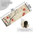 thumbnail image 5 of Yayeee Runner Rug for Bedroom 2'x6' Machine Washable Hallway Non Slip Mat, Red Floral Pattern, 5 of 8