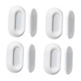 thumbnail image 2 of veasfak 4Pcs Remote Control Holder Self Sticky Easy Installation Convenient TV Remote Control Rack for Office Supplies White, 2 of 9