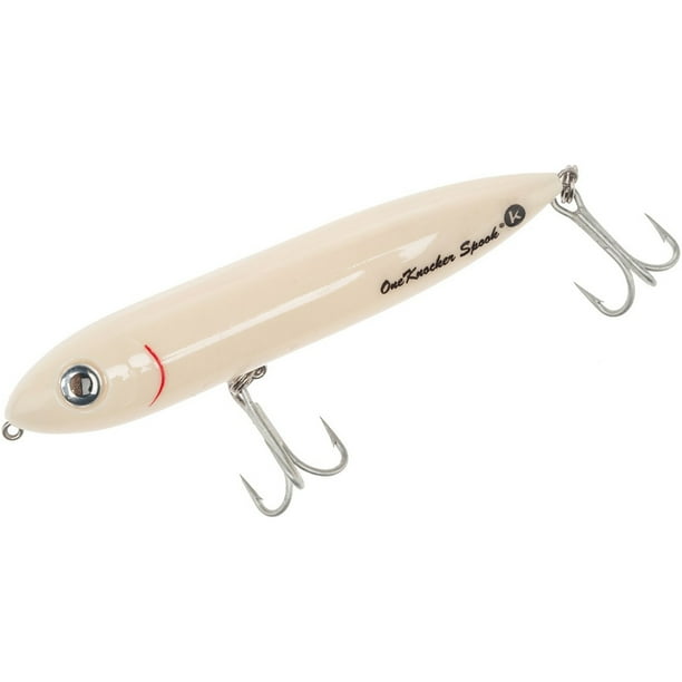 Heddon One Knocker Spook 3/4 oz Saltwater Fishing Lure Bone