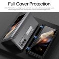 thumbnail image 4 of Funda Miimall para Galaxy Z Fold 2 con soporte y bisagra magnética, color negro, 4 of 7