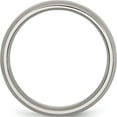 thumbnail image 2 of Titanium Brushed And Polished 6mm Grooved Band (Size 8.5) Made In China tb190-8.5, 2 of 5