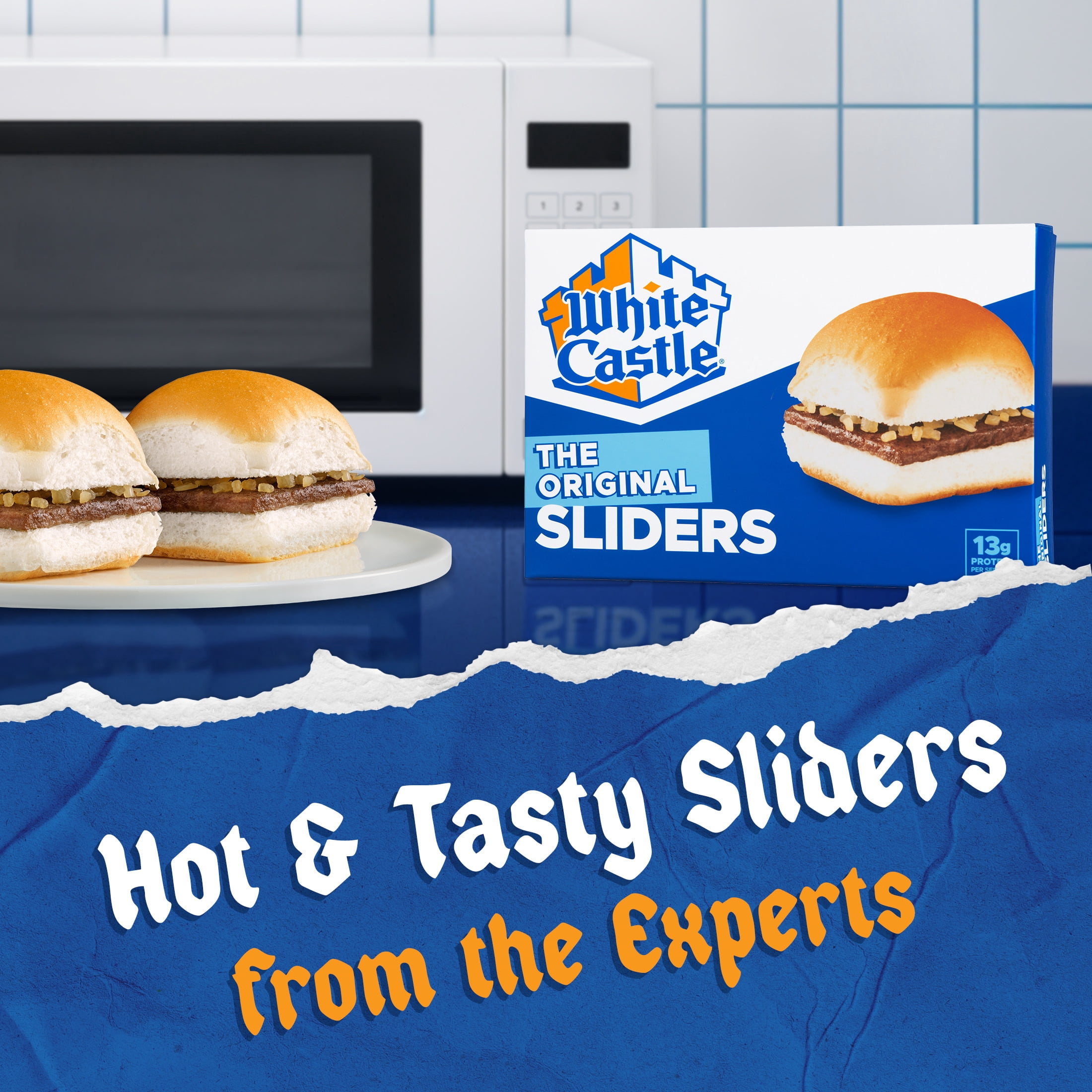White Castle Original Sliders, 9.5 oz, 6 Ct (Frozen Snack)