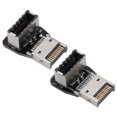 thumbnail image 4 of Adaptador USB 3.1, Adaptador De Datos Extendido Macho A Hembra Tipo E 10 Gbps USB 3.1 Para Transmisión De Datos Para Placa Base, 4 of 7
