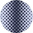 thumbnail image 1 of Ahgly Company Indoor Round Patterned Heavenly Blue Area Rugs, 3' Round, 1 of 6