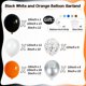 thumbnail image 2 of Kit de arco con forma de globo Paeyeq naranja/negro, 113 piezas, para decoración de fiestas, 2 of 9