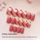 thumbnail image 4 of Seitruly Uñas postizas encantadoras cortas de mano Multicolor pequeñas manicuras manos consejos de arte DIY accesorios de belleza manicura de uñas Juegos de manicura Seitruly CE012451-00B, 4 of 6