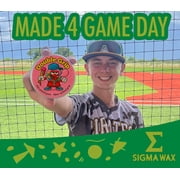 Sigma Wax Double Grip– Bubble Gum Scented Bat Tack | Pro-Level Grip Bar for Baseball & Softball Players | Ultra-Sticky Swing Booster - Made in USA