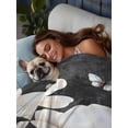 thumbnail image 3 of Farmhouse Floral Queen Size Flat Sheet, Wrinkleproof & Fadeproof Cooling Flat Bed Sheet Only, Magnolia Flowers Vintage Blackboard Breathable Soft Bedding Top Sheets 90 x 102 Inches, 3 of 8