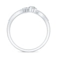 thumbnail image 2 of Rosec Jewels Lab Created Diamond Promise Infinity Ring - Minimalist Ring - EF-VS Quality, 18K White Gold, US 10.50, 2 of 8
