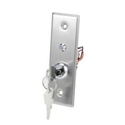 On Off Key Switch Exit Switches Emergency Door Release SPST for Access Control w DC 12V Red Green LED Indicator