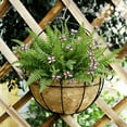 thumbnail image 5 of Votnto Fake Flowers Green Plants Persian Leaves Butterflies, Flower Arrangements Artificial Bundles Living Room Bedroom Vase Decor, 5 of 6