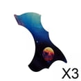 thumbnail image 1 of Runquan 3x Garde-Boue de Guitare Acoustique Autocollant Plaque de Protection Anti-Rayures PVC, 1 of 8