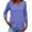 Purple, variant on Womens Fashion Tees Tops Button Down Short Sleeve Round Neck Solid Color Soft Basic Slim Undershirts