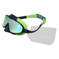 thumbnail image 1 of Gafas de natación para niños, equipo de natación, visión , ligeras y ajustables, gafas de natación, para deportes acuáticos en piscina. Verde Negro, 1 of 8