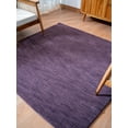 thumbnail image 3 of Rugsotic Carpets Handmade Rugs Hand Knotted Loom Square 10'x10' Purple Wool for Indoor Use, 3 of 5