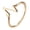 Gold, variant on Stainless Steel 10MM Wave Line Design Rings for Women Minimalist Personalised Simple Jewelery Rose Gold Size 9