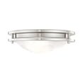 thumbnail image 5 of Livex Lighting Ariel Ceiling Mount in Brushed Nickel, 5 of 9