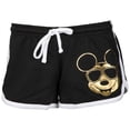 thumbnail image 1 of Mickey Mouse Golden Shades Junior's Shorts-Medium, 1 of 4