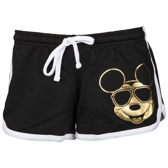 Mickey Mouse Golden Shades Junior's Shorts-XLarge