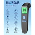 thumbnail image 2 of No-Touch Forehead Thermometer for Adults, Infrared Digital Thermometer for Kids, Touchless Baby Thermometer, Accurate Reading with Large Display, Mute Mode, Memory Recall, Fever Alarm, 2 of 6