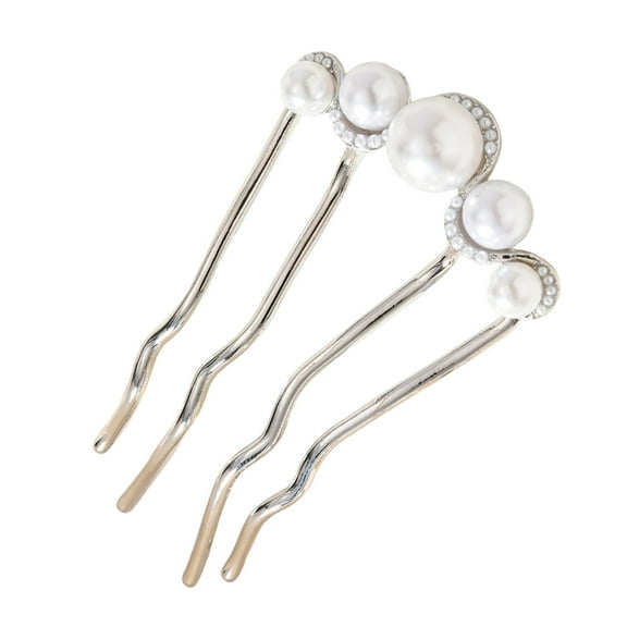 RUISINERY French Hair Pins Hairpin Vintage Hair Stick Hair Fork Pins with Pearls Hairstyle Accessories Gifts