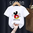 thumbnail image 2 of Camiseta de algodón con número de cumpleaños de Mickey Mouse para niños de 3 a 14 años, regalo de cumpleaños para niño y niña, camiseta para bebé, camiseta con estampado de letras, camiseta para niño, 2 of 4