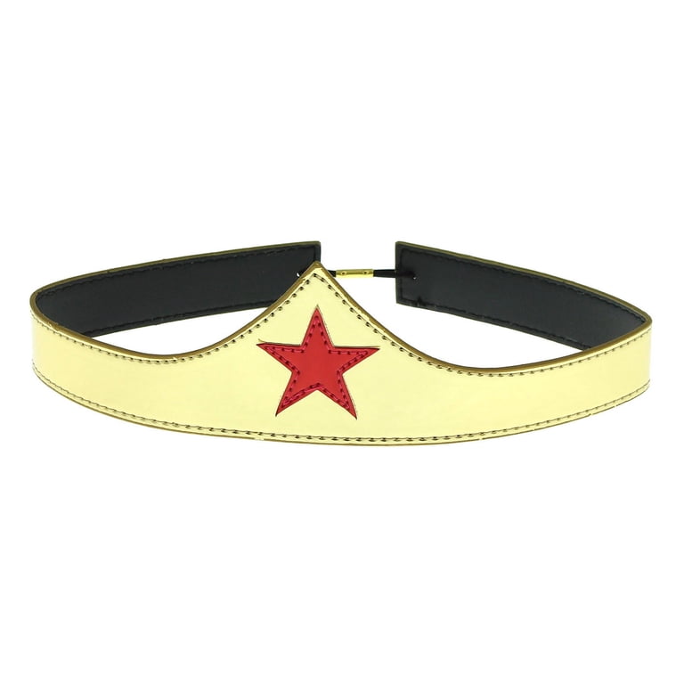 ATOSA Superheldin-Set – 2 Armbänder + Tiara, Bunt, Für Halloween & Verkleidung