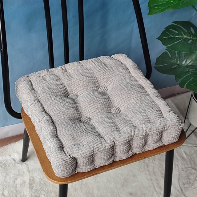 Silla de pana, cojín grueso de grano de maíz, diseño de tatami suave, para uso en casa o en la oficina, asiento cómodo, estilo artesanal, asiento relajante, pieza decorativa decorativa.