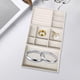 thumbnail image 4 of Organizador de Joyas Apilable perfecl de 3 Niveles para Pendientes Pulseras y Collares Beige, 4 of 7
