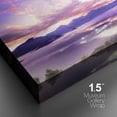 thumbnail image 4 of IDEA4WALL Canvas Wall Art Purple and Orange Sunset Over Blue Mountains and Valleys Landscape Wilderness Photography Realism Traditional Scenic Colorful for Living Room, Bedroom, Office - 24"x36", 4 of 5