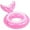 Pink, variant on MoKo Mermaid Pool Floaties for Kids & Adults, Inflatable Swimming Ring Summer Toy, Purple