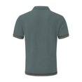thumbnail image 5 of Polo Shirts for Men Silk Mesh Short Sleeve Moisture Wicking Performance Wrinkle-Resistant Business Casual Golf Shirt, 5 of 5