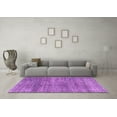 thumbnail image 3 of Ahgly Company Indoor Round Abstract Purple Modern Area Rugs, 8' Round, 3 of 4
