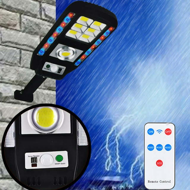 Black-Friday Motion Sensor Outdoor Lights with Remote Control | 89 LED IP65 Waterproof Security Lighting for Wall & Fence