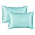 thumbnail image 2 of Flourish Satin Pillowcase Set Pillow For Hair And Skin No Zipper Pillow Cover With Envelope Closure Pillow, 2 of 7