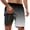 Grey, variant on Mens Swim Trunks with Compression Liner Elastic Waist Comfortable Beach Shorts with Drawstring Summer Swimming Clothing Dark Purple Size S