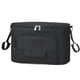 thumbnail image 4 of Organizador de cochecito con correa de hombro ajustable y funda para cochecito de bebé para viajes negro, 4 of 9
