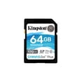 thumbnail image 1 of Tarjeta SDXC Kingston Canvas Go Plus de 64 GB UHS-I C10 U3 V30, 1 of 6