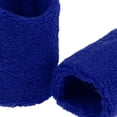 thumbnail image 3 of 1 par de pulseras deportivas unisex para baloncesto. azul profundo, 3 of 8