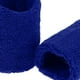 thumbnail image 3 of 2 muñequeras deportivas para baloncesto para hombres, mujeres, niños y adultos. azul profundo, 3 of 8