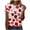 Red, variant on My Orders Lightweight Tops & Blouses Women Blouses and Tops Fashion Sexy Womens Sports Tops Pastel Women Short Sleeve Tops Dressy Beach Shirt Sunshine White