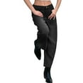 thumbnail image 3 of LANGWYQU High Waist Women Wide Leg Jeans Female Casual Denim Pants With Pocket, 3 of 5