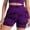 *1-Purple, variant on VBVC Women's High Waist Seamless Yoga Shorts,Stretchy Butt Lifting Shorts For Women,Ladies Summer Running Athletic Shorts with Pockets,Army Green,S-2XL