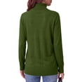 thumbnail image 4 of MOSHU Turtleneck Sweaters for Women Long Sleeve Casual Tops Knit Womens Pullover Sweaters Winter Clothes, 4 of 10
