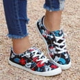 thumbnail image 2 of asdoklhq Womens Casual Shoes,Low-cut Canvas Shoes One-foot Lazy Korean Version Student Casual Flat Shoes, 2 of 5