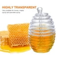 thumbnail image 3 of IBASETOY 2Pcs Honey Storage Bottle Transparent Acrylic Sealed Jar for Maple Syrup and Jam, 3 of 5
