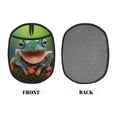 thumbnail image 2 of Pofeuu Tree Frog Print Silicone Pot Mat Mitten With Hanging Loop Heat Resistant Oven Mitts Non-Slip Bbq Baking Smoking Potholders, 2 of 7