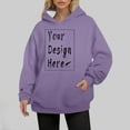 thumbnail image 6 of SIYUDAN Hoodies for Women Long Sleeve Hoodies for Women Pullover Oversized Sweatshirt for WomenBeige Womens Jacket Women's Fall Clothes Teens Clothes, 6 of 8